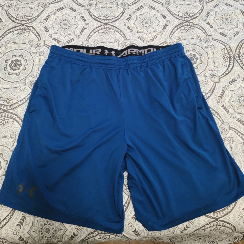 Blue Underarmor Training Shorts